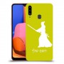 סמוראי כיסוי מגן קשיח בעיצוב אישי עם השם שלך ל Samsung Galaxy A20s יחידה אחת סקרין מובייל