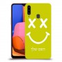 סמיילי כיסוי מגן קשיח בעיצוב אישי עם השם שלך ל Samsung Galaxy A20s יחידה אחת סקרין מובייל
