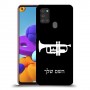 חצוצרה כיסוי מגן קשיח בעיצוב אישי עם השם שלך ל Samsung Galaxy A21s יחידה אחת סקרין מובייל