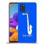 סקספון כיסוי מגן קשיח בעיצוב אישי עם השם שלך ל Samsung Galaxy A21s יחידה אחת סקרין מובייל