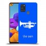 חצוצרה כיסוי מגן קשיח בעיצוב אישי עם השם שלך ל Samsung Galaxy A21s יחידה אחת סקרין מובייל