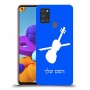 כינור כיסוי מגן קשיח בעיצוב אישי עם השם שלך ל Samsung Galaxy A21s יחידה אחת סקרין מובייל