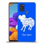 טלה כיסוי מגן קשיח בעיצוב אישי עם השם שלך ל Samsung Galaxy A21s יחידה אחת סקרין מובייל