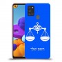 מאזניים כיסוי מגן קשיח בעיצוב אישי עם השם שלך ל Samsung Galaxy A21s יחידה אחת סקרין מובייל
