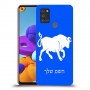 שור כיסוי מגן קשיח בעיצוב אישי עם השם שלך ל Samsung Galaxy A21s יחידה אחת סקרין מובייל