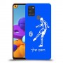שחקן כדורגל כיסוי מגן קשיח בעיצוב אישי עם השם שלך ל Samsung Galaxy A21s יחידה אחת סקרין מובייל