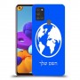 עולם כיסוי מגן קשיח בעיצוב אישי עם השם שלך ל Samsung Galaxy A21s יחידה אחת סקרין מובייל