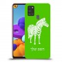 זברה כיסוי מגן קשיח בעיצוב אישי עם השם שלך ל Samsung Galaxy A21s יחידה אחת סקרין מובייל