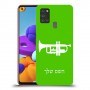 חצוצרה כיסוי מגן קשיח בעיצוב אישי עם השם שלך ל Samsung Galaxy A21s יחידה אחת סקרין מובייל
