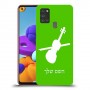 כינור כיסוי מגן קשיח בעיצוב אישי עם השם שלך ל Samsung Galaxy A21s יחידה אחת סקרין מובייל