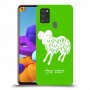 טלה כיסוי מגן קשיח בעיצוב אישי עם השם שלך ל Samsung Galaxy A21s יחידה אחת סקרין מובייל