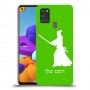 סמוראי כיסוי מגן קשיח בעיצוב אישי עם השם שלך ל Samsung Galaxy A21s יחידה אחת סקרין מובייל
