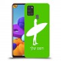 גלישה כיסוי מגן קשיח בעיצוב אישי עם השם שלך ל Samsung Galaxy A21s יחידה אחת סקרין מובייל