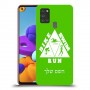 טריאתלון כיסוי מגן קשיח בעיצוב אישי עם השם שלך ל Samsung Galaxy A21s יחידה אחת סקרין מובייל