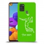 שחקן כדורעף כיסוי מגן קשיח בעיצוב אישי עם השם שלך ל Samsung Galaxy A21s יחידה אחת סקרין מובייל
