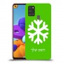 שלג כיסוי מגן קשיח בעיצוב אישי עם השם שלך ל Samsung Galaxy A21s יחידה אחת סקרין מובייל