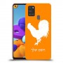 תרנגול כיסוי מגן קשיח בעיצוב אישי עם השם שלך ל Samsung Galaxy A21s יחידה אחת סקרין מובייל