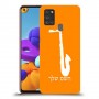 סקספון כיסוי מגן קשיח בעיצוב אישי עם השם שלך ל Samsung Galaxy A21s יחידה אחת סקרין מובייל