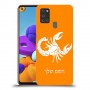 עקרב כיסוי מגן קשיח בעיצוב אישי עם השם שלך ל Samsung Galaxy A21s יחידה אחת סקרין מובייל