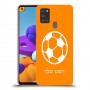כדורגל - כדור כיסוי מגן קשיח בעיצוב אישי עם השם שלך ל Samsung Galaxy A21s יחידה אחת סקרין מובייל