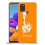 פסל החירות כיסוי מגן קשיח בעיצוב אישי עם השם שלך ל Samsung Galaxy A21s יחידה אחת סקרין מובייל