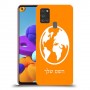 עולם כיסוי מגן קשיח בעיצוב אישי עם השם שלך ל Samsung Galaxy A21s יחידה אחת סקרין מובייל