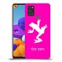 צפרדע טרופית כיסוי מגן קשיח בעיצוב אישי עם השם שלך ל Samsung Galaxy A21s יחידה אחת סקרין מובייל