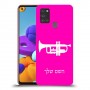 חצוצרה כיסוי מגן קשיח בעיצוב אישי עם השם שלך ל Samsung Galaxy A21s יחידה אחת סקרין מובייל