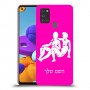 תאומים כיסוי מגן קשיח בעיצוב אישי עם השם שלך ל Samsung Galaxy A21s יחידה אחת סקרין מובייל