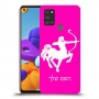 קשת כיסוי מגן קשיח בעיצוב אישי עם השם שלך ל Samsung Galaxy A21s יחידה אחת סקרין מובייל