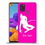 סקִי כיסוי מגן קשיח בעיצוב אישי עם השם שלך ל Samsung Galaxy A21s יחידה אחת סקרין מובייל
