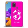 כדורגל - כדור כיסוי מגן קשיח בעיצוב אישי עם השם שלך ל Samsung Galaxy A21s יחידה אחת סקרין מובייל