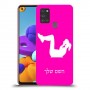 אימון ספורט - אישה כיסוי מגן קשיח בעיצוב אישי עם השם שלך ל Samsung Galaxy A21s יחידה אחת סקרין מובייל