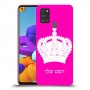 כתר מלכותי כיסוי מגן קשיח בעיצוב אישי עם השם שלך ל Samsung Galaxy A21s יחידה אחת סקרין מובייל
