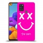 סמיילי כיסוי מגן קשיח בעיצוב אישי עם השם שלך ל Samsung Galaxy A21s יחידה אחת סקרין מובייל