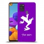 צפרדע טרופית כיסוי מגן קשיח בעיצוב אישי עם השם שלך ל Samsung Galaxy A21s יחידה אחת סקרין מובייל