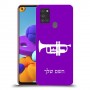 חצוצרה כיסוי מגן קשיח בעיצוב אישי עם השם שלך ל Samsung Galaxy A21s יחידה אחת סקרין מובייל