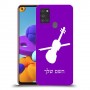 כינור כיסוי מגן קשיח בעיצוב אישי עם השם שלך ל Samsung Galaxy A21s יחידה אחת סקרין מובייל