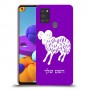 טלה כיסוי מגן קשיח בעיצוב אישי עם השם שלך ל Samsung Galaxy A21s יחידה אחת סקרין מובייל
