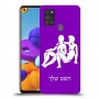 תאומים כיסוי מגן קשיח בעיצוב אישי עם השם שלך ל Samsung Galaxy A21s יחידה אחת סקרין מובייל