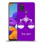 מאזניים כיסוי מגן קשיח בעיצוב אישי עם השם שלך ל Samsung Galaxy A21s יחידה אחת סקרין מובייל