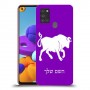 שור כיסוי מגן קשיח בעיצוב אישי עם השם שלך ל Samsung Galaxy A21s יחידה אחת סקרין מובייל