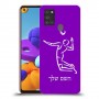 שחקן כדורעף כיסוי מגן קשיח בעיצוב אישי עם השם שלך ל Samsung Galaxy A21s יחידה אחת סקרין מובייל