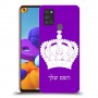 כתר מלכותי כיסוי מגן קשיח בעיצוב אישי עם השם שלך ל Samsung Galaxy A21s יחידה אחת סקרין מובייל