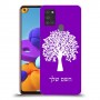 עץ כיסוי מגן קשיח בעיצוב אישי עם השם שלך ל Samsung Galaxy A21s יחידה אחת סקרין מובייל