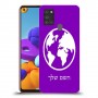 עולם כיסוי מגן קשיח בעיצוב אישי עם השם שלך ל Samsung Galaxy A21s יחידה אחת סקרין מובייל