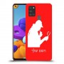 שרלוק הומס - בלש כיסוי מגן קשיח בעיצוב אישי עם השם שלך ל Samsung Galaxy A21s יחידה אחת סקרין מובייל