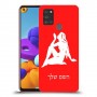 בתולה כיסוי מגן קשיח בעיצוב אישי עם השם שלך ל Samsung Galaxy A21s יחידה אחת סקרין מובייל