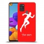 רץ כיסוי מגן קשיח בעיצוב אישי עם השם שלך ל Samsung Galaxy A21s יחידה אחת סקרין מובייל