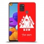 טריאתלון כיסוי מגן קשיח בעיצוב אישי עם השם שלך ל Samsung Galaxy A21s יחידה אחת סקרין מובייל